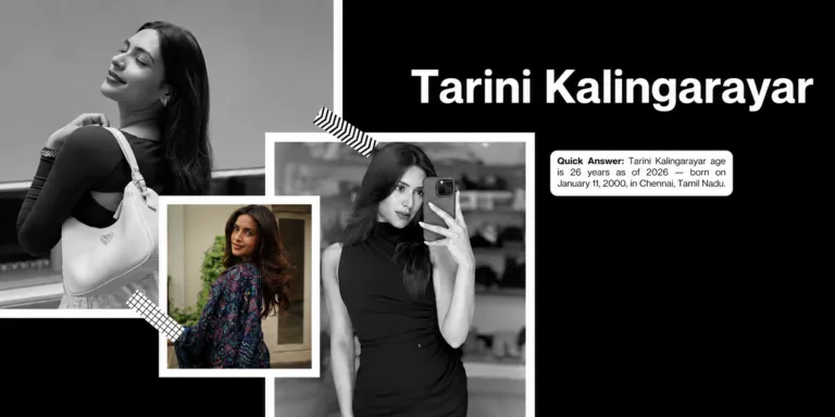 Tarini Kalingarayar Age