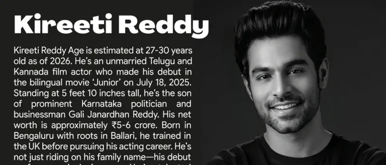 Kireeti Reddy Age